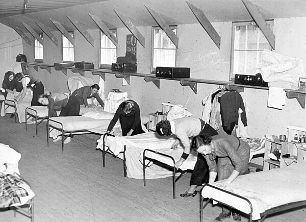 Women in a school in the United States, 1935