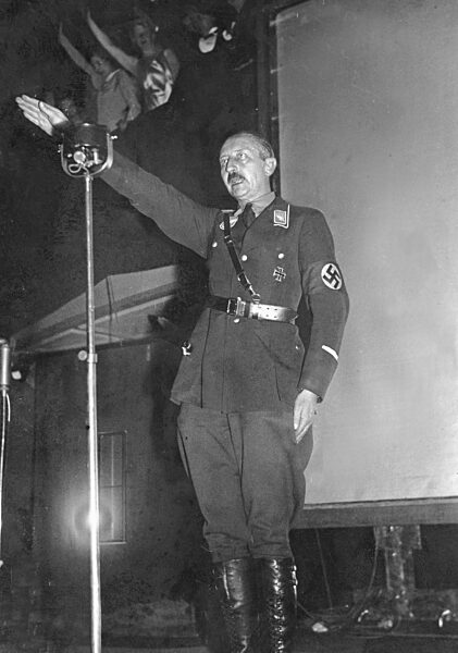 August Wilhelm of Prussia as SA group leader, 1933