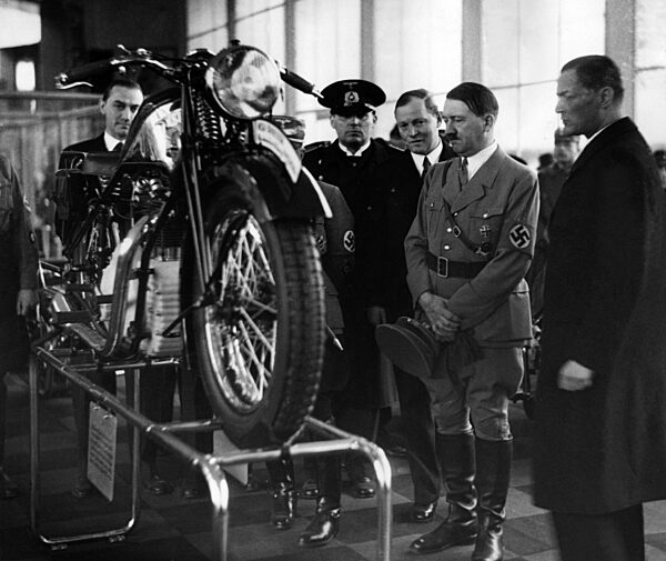 Adolf Hitler at the automobile exhibtion, 1936