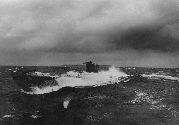 German submarine in World War I