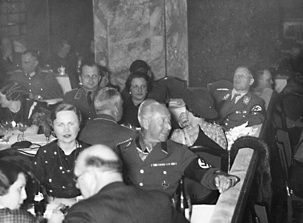 August Wilhelm of Prussia at a festive evening with other NSDAP members, 1935