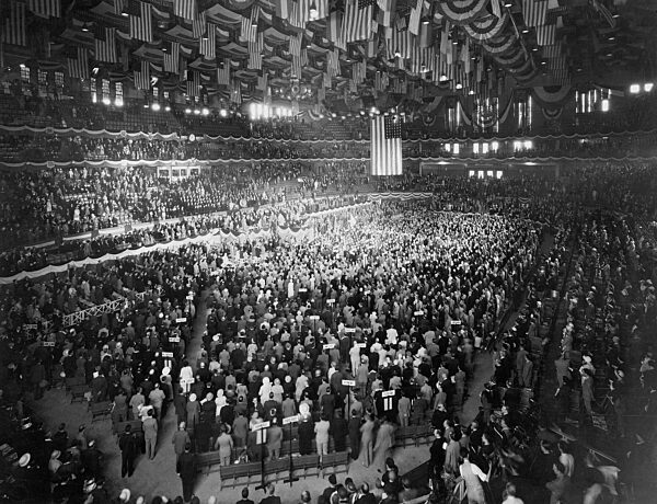 Parteikongress der Republikanischen Partei im Chicago Stadium, 1932