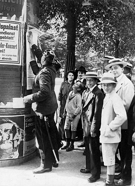 Mobilization in Berlin, 1914