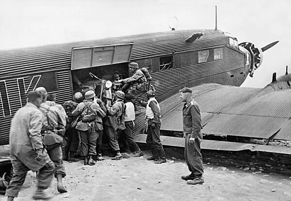 German Paratroopers on the Island of Crete, 1941