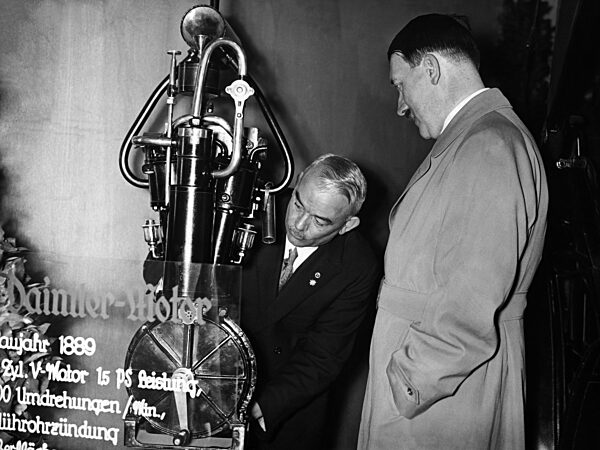 Adolf Hitler and Carl Lautenschl?ger, 1935