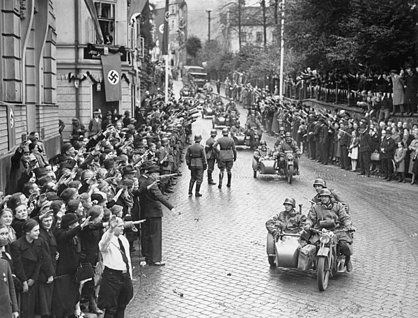 Occupation of the Sudetenland in Czechoslovakia, 1938