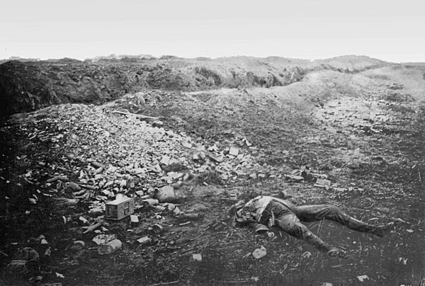 Schlachtfeld an der Somme, 1916