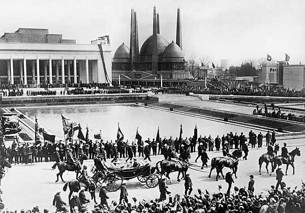 Opening of the World Exhibition in Brussels, 1935