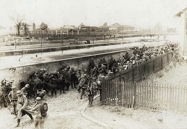 German reserves during the defensive battle of Arras, 1917