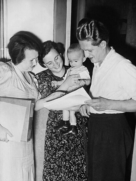 Verteilung von Lebensmittelmarken im Dritten Reich, 1939