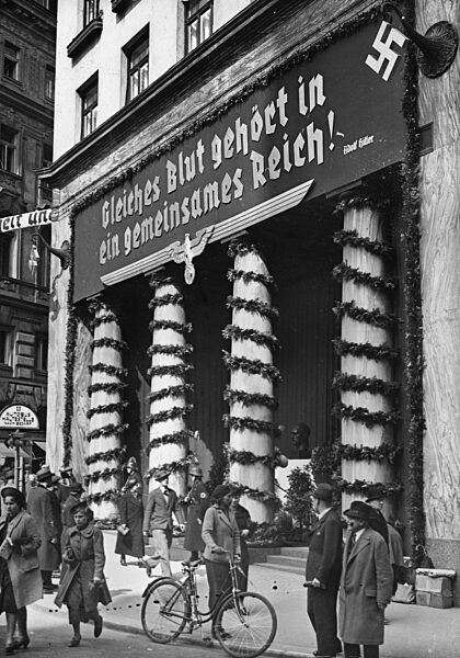 Propaganda for the referendum in Austria, 1938