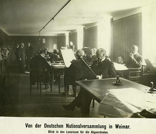 Reader room for deputies, 1919