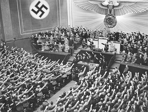 Hitler-Rede vor dem Reichstag in der Berliner Krolloper, 1939