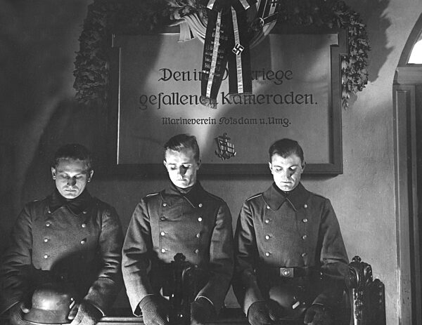 Recruits of the Reichswehr in the Garrison Church in Potsdam, 1930
