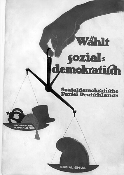 SPD election poster for the election of the Nationalversammlung, 1919