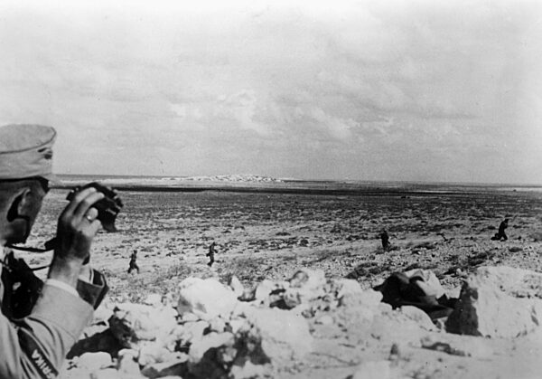Military action on the egytian border, battle of El Alamein, 1942 