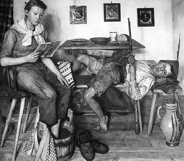 "Nach Feierabend" ("After Work") by Sepp Hilz, 1941