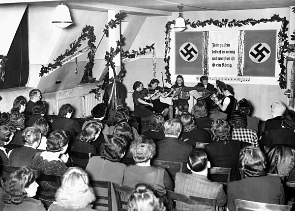 Singing of folk songs,1942