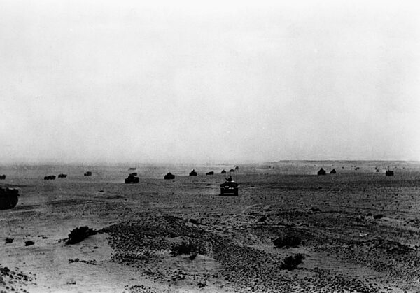 Military action on the egytian border, battle of El Alamein, 1942 