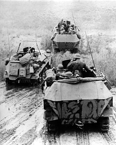 German armored personnel carrier near Stalingrad, 1942