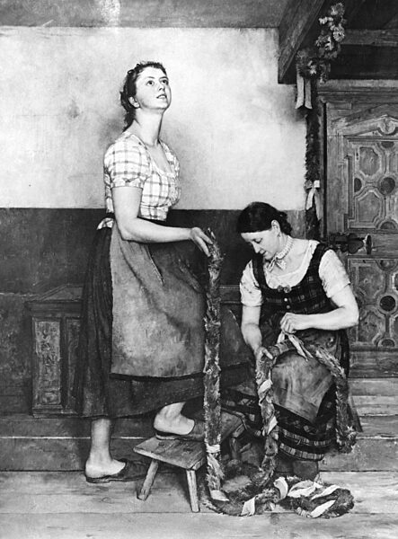 "Baeuerliche Trilogie - Die Maegde" (Farmers Trilogy - The Maids) by Sepp Hilz, 1940