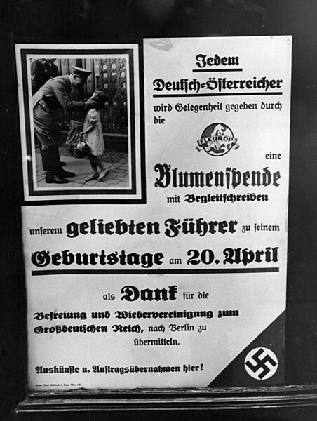 Fleurop advertising poster, 1938