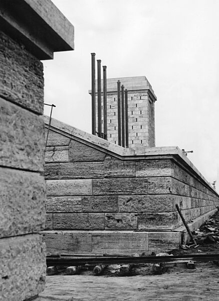 Construction of the Maerzfeld (March Field) on the Nazi Party Rally Grounds, 1939