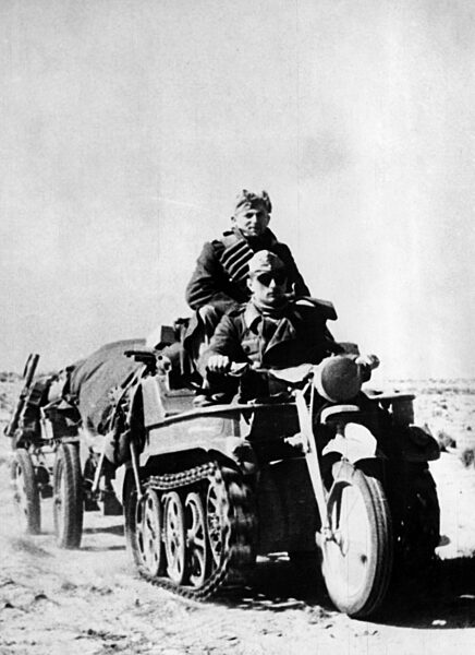 A German Kettenkrad in Africa, 1942