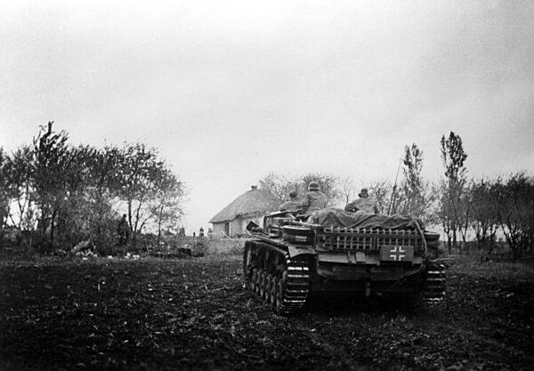 German assault gun in the southern section of the Eastern front, May 1942