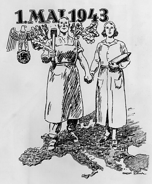 Zeichnung zum 1. Mai 1943