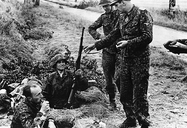 Soldiers of the Waffen SS at Caen, 1944