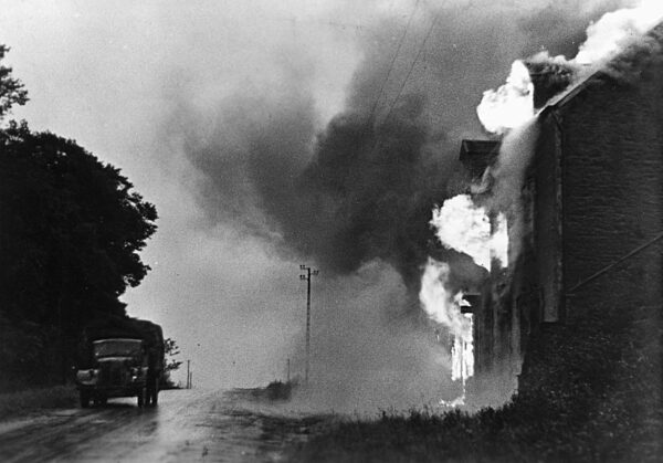 German supply convoy in Normandy, 1944