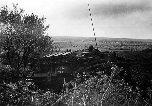 German assault gun in the southern section of the Eastern front, May 1942