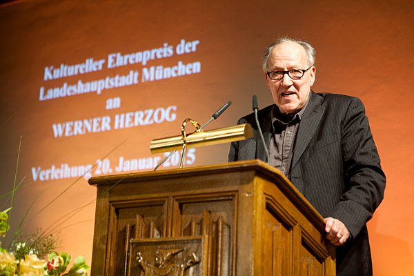 "Kultureller Ehrenpreis" der Stadt München für Werner Herzog, 2015