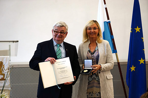 Joschka Fischer und Beate Merk, 2016