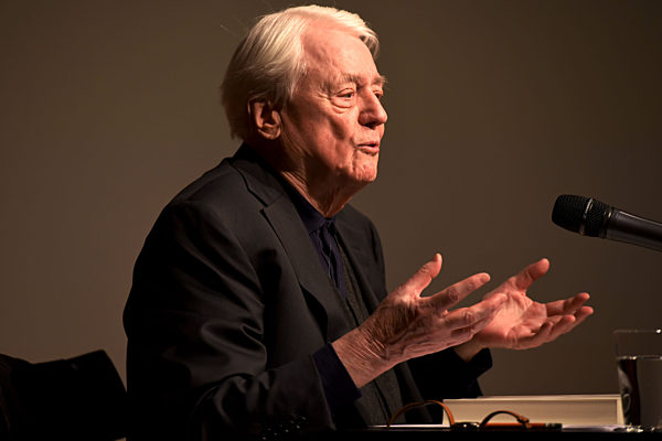 Alexander Kluge bei Lesung in München, 2016