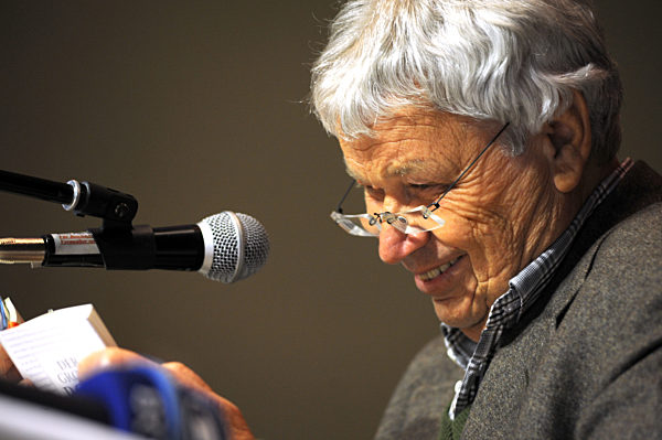 Gerhard Polt bei Buchvorstellung in München, 2017