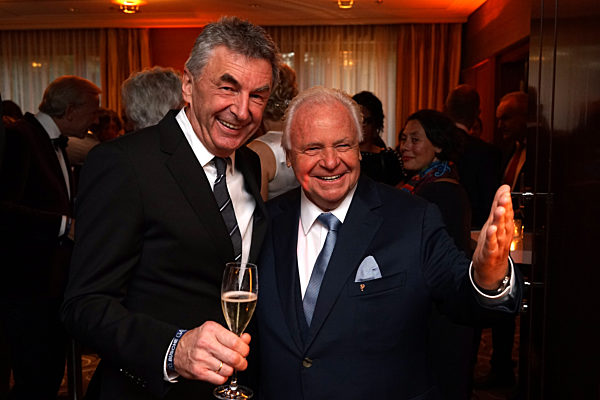 Hans Haas und Eckart Witzigmann bei Busche Gala in München, 2017