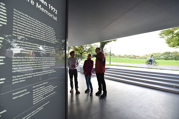 Erinnerungsort für Opfer des Olympia-Attentats in München, 2017