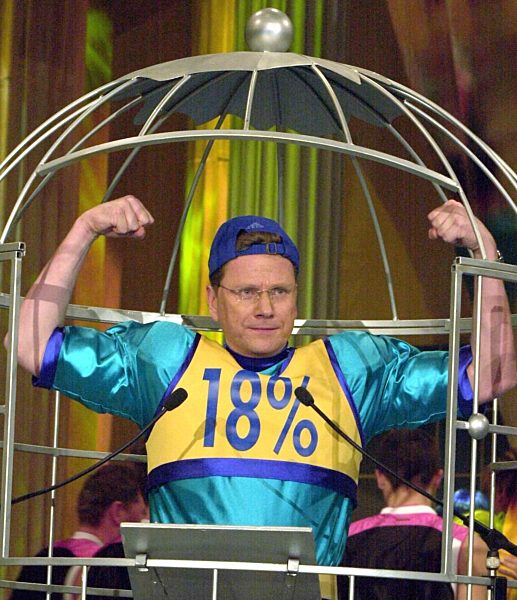 Westerwelle auf  Narren-Olymp: Ritter "wider den tierischen Ernst"