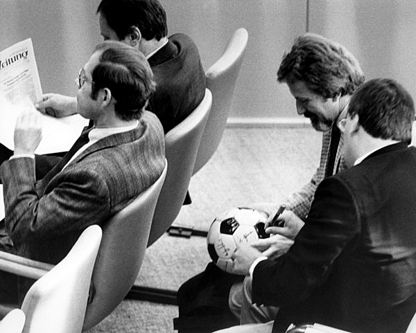 Bundestag 1986 - Autogrammjäger