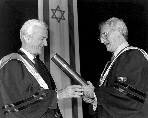 German president von Weizsäcker in Israel