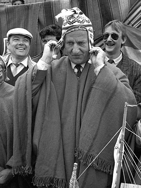 Bundespräsident von Weizsäcker in Bolivien