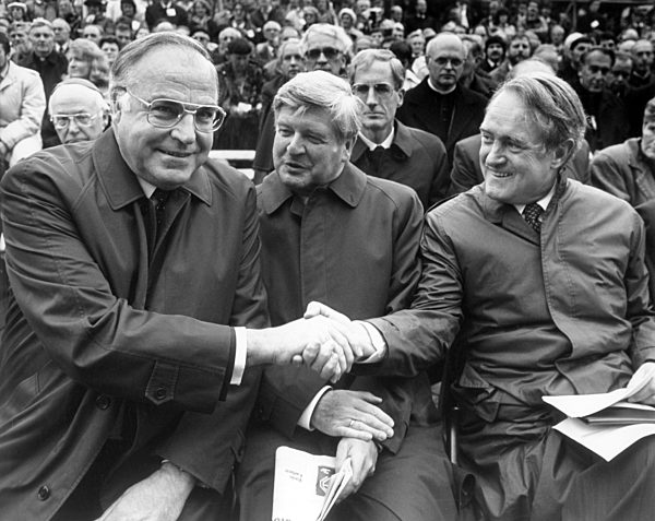 Helmut Kohl, Hans Maier and Johannes Rau