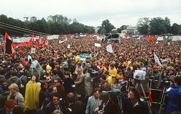 Friedens- und Abrüstungsdemonstration in Bonn 1981
