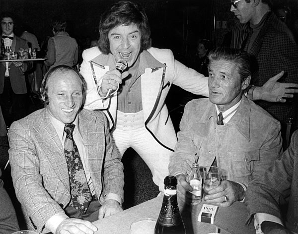 Uwe Seeler, Tony Marshall and Ottmar Walter