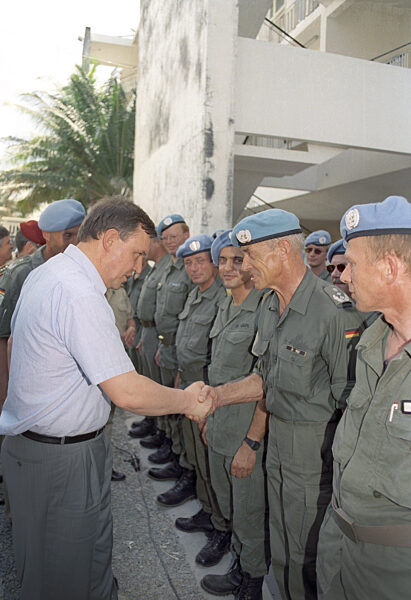 Erstmals deutsche Soldaten bei UN-Mission