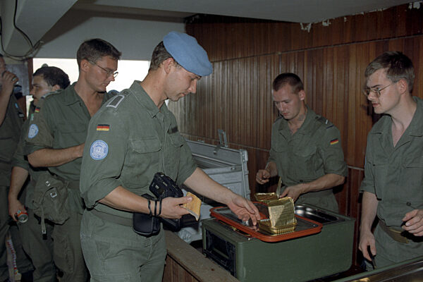 Erstmals deutsche Soldaten bei UN-Mission