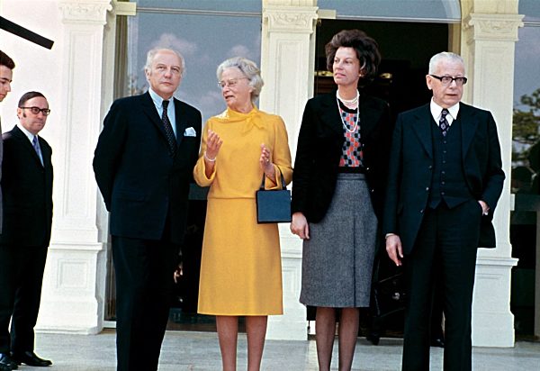 German president Scheel with predecessor Heinemann