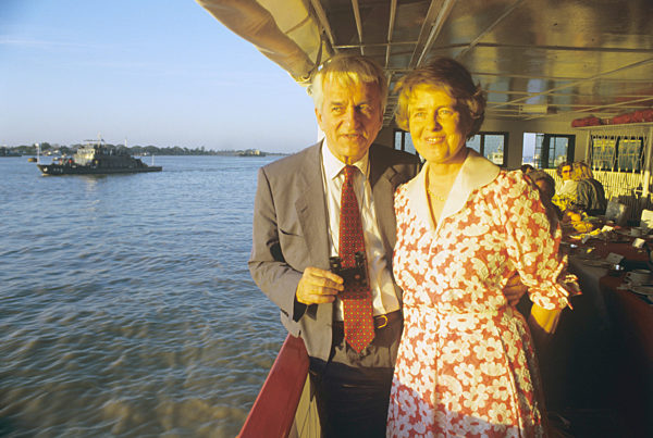 Federal President von Weizsäcker in Birma 1986